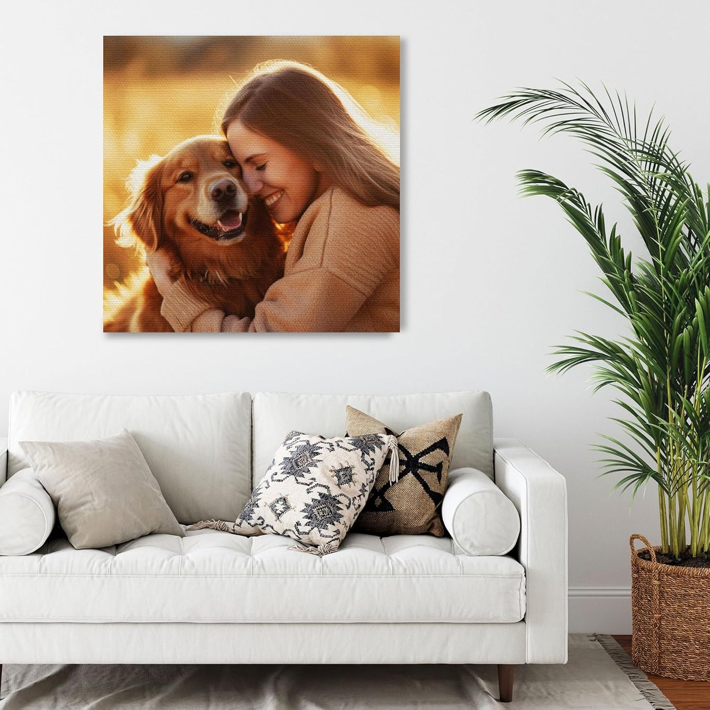 SPECPIX Custom Canvas Prints - Personalized Wall Art for Family, Pets & More | 16x16 Inches