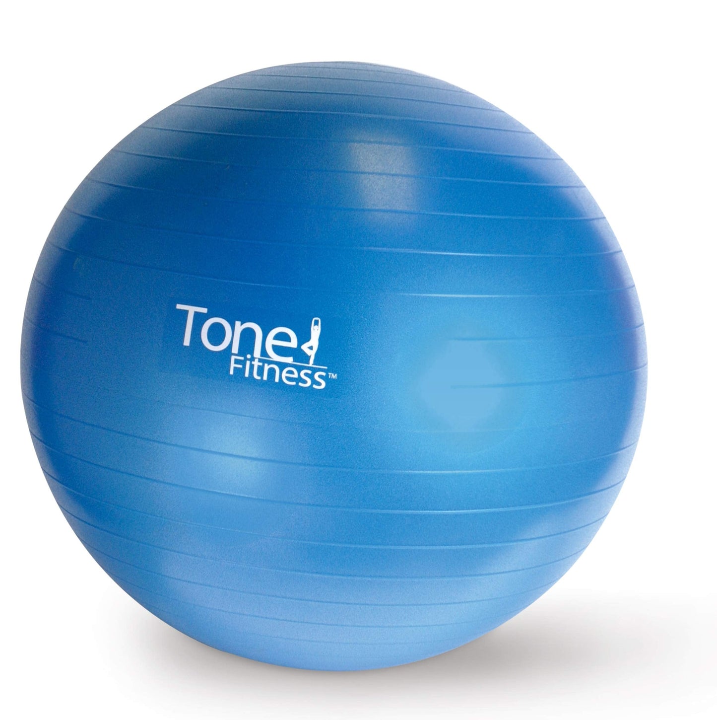 Tone Fitness Stability Ball / Exercise Ball | Exercise Equipment, Blue, 65 Centimeters