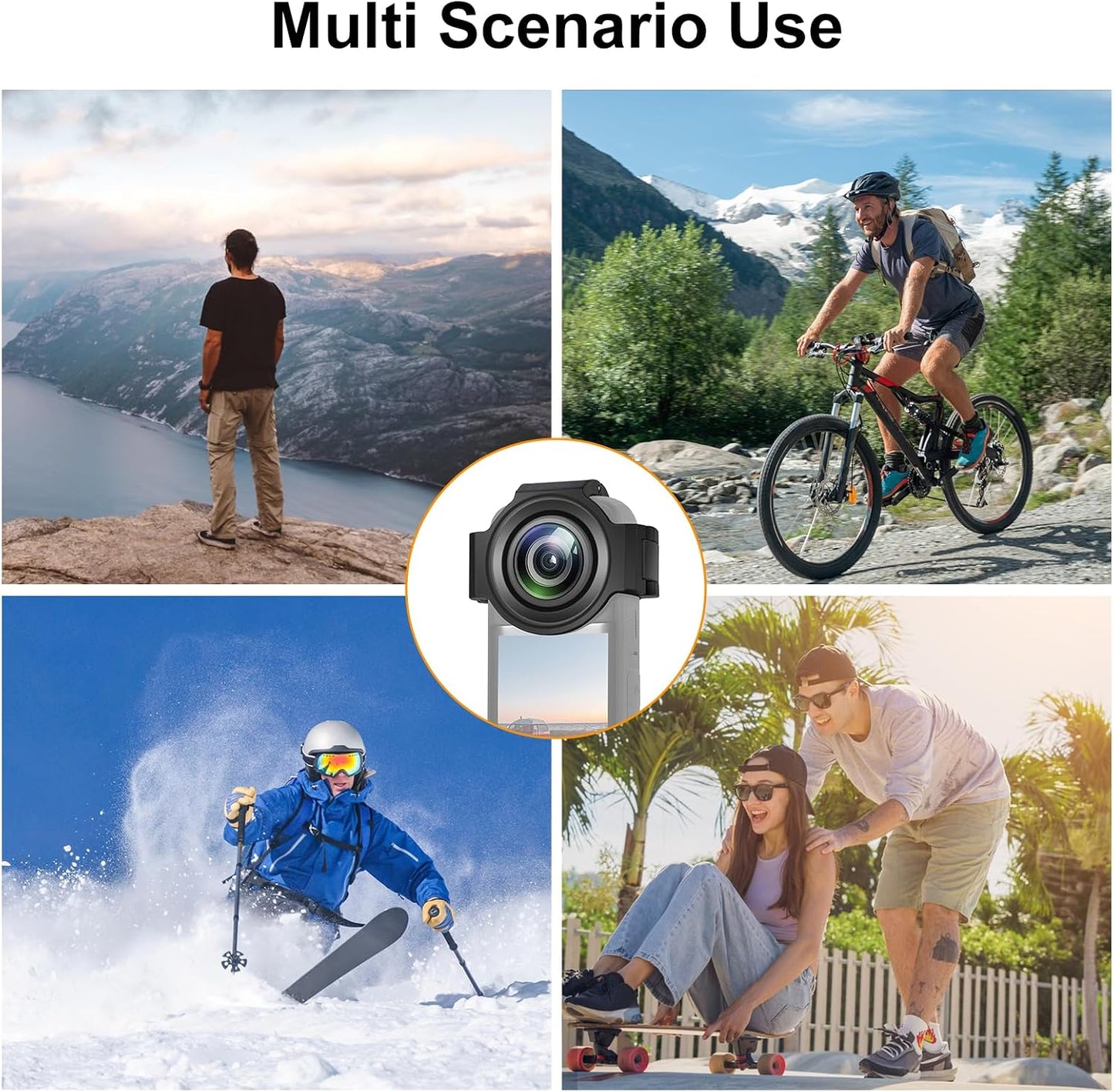 360 x3 Insta360 X3 360 x3 PULUZ For Insta Lens Protector, Dual Lens Guards for Protective Case Optical Tempered Glass