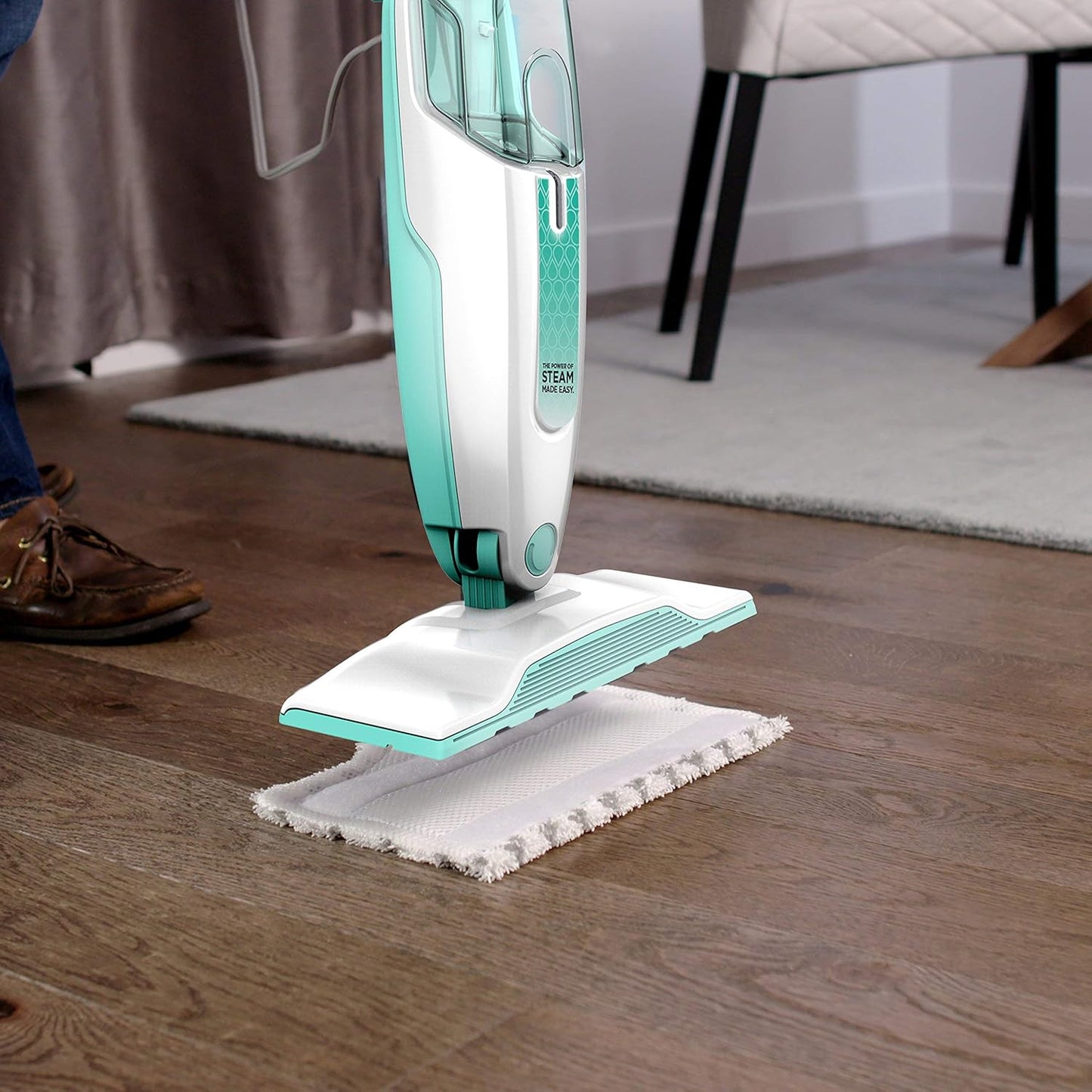 Shark S1000 Electric Floor Cleaner Mop - Powerful Cleaning Performance | Renewed, White