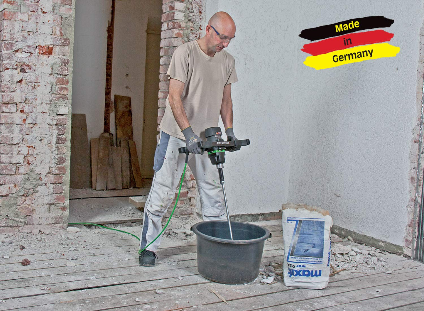 CS Unitec | EHR 23/1.4 R | Powerful and Reliable Mixing Drill for Tough and Continuous Use. Designed for High-Viscosity Materials – Made in Germany