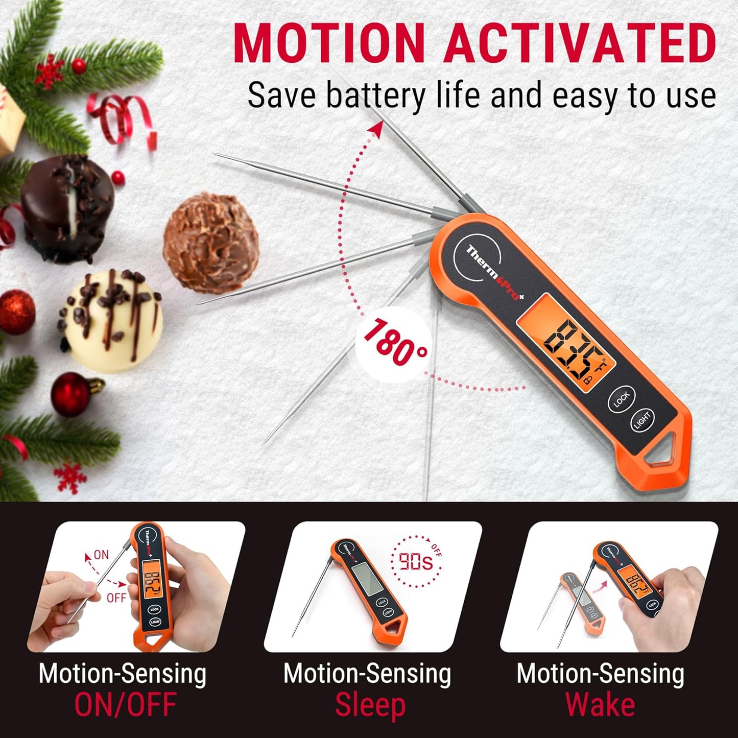 ThermoPro TP19H Digital Meat Thermometer - Instant Read Accuracy for Perfect Cooking