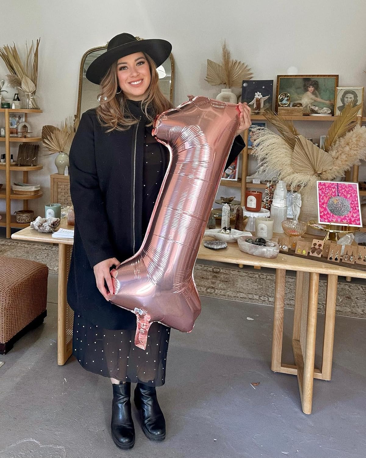 Rose Gold Number 11 Balloon - 40 Inch Birthday Decoration for 11th Birthday Parties