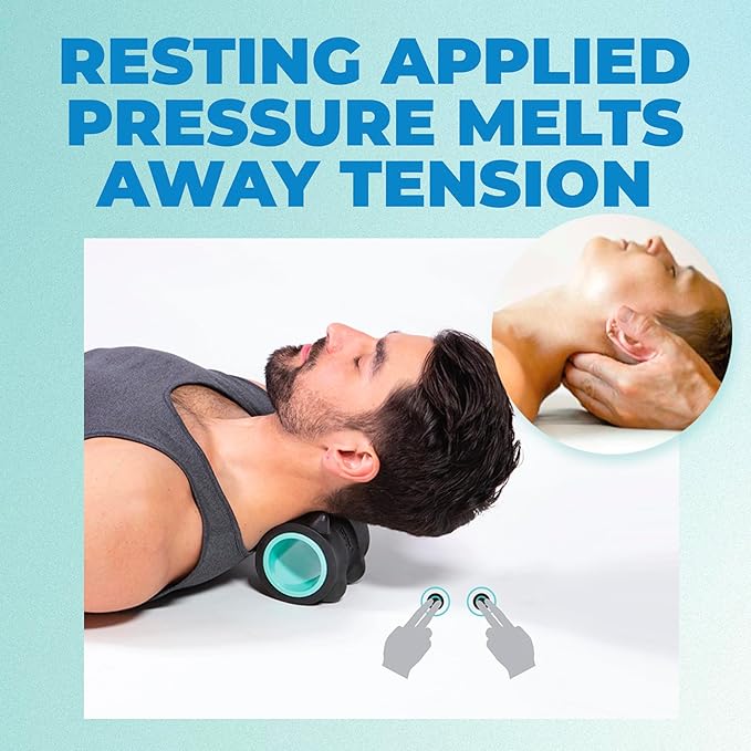 Chirp Wheel XR Massage Roller for Neck & Headache Relief ??Rejuvenate Body, Spinal Care & Tension Through Thumb Pressure Release | High-Density Foam for Physical Therapy, 500lbs Capacity, 4" Mint