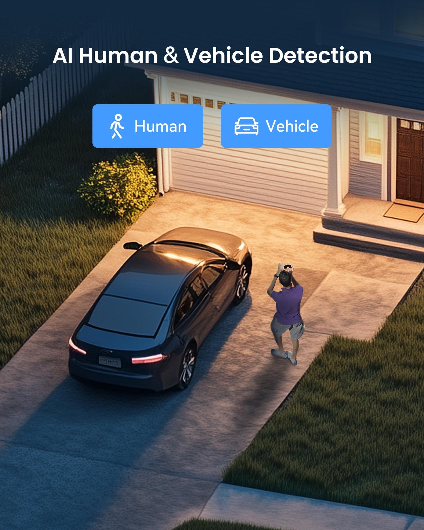 ZOSI H.265+ 5MP 3K Lite 8 Channel CCTV DVR Recorder, AI Human Vehicle Detection, Alert Push, Hybrid Capability 4-in-1(Analog/AHD/TVI/CVI) Full 1080p HD Surveillance DVR for Security Camera (1TB HDD)