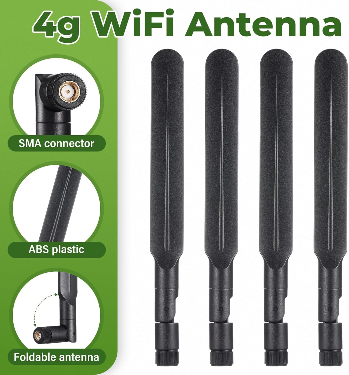 Kingdder 4 4G 4G Pcs WiFi Antenna LTE Antenna with SMA Male Paddle LTE Universal Wide Band Omni Directional Paddle