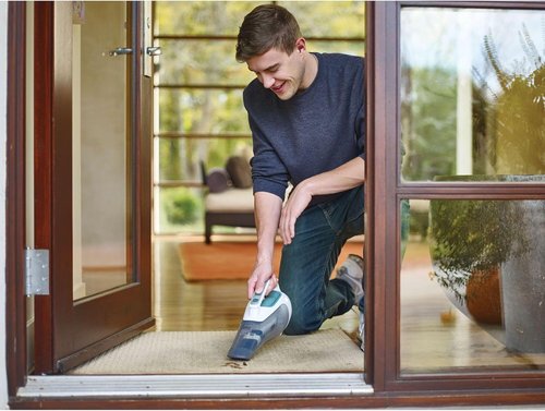 BLACK+DECKER Cordless Handheld Vacuum - Powerful Suction for Car & Home | Rechargeable, Wide Mouth Design