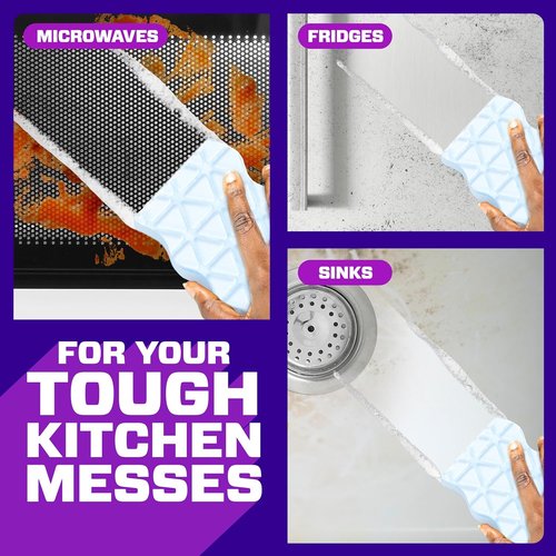 Mr. Clean Magic Eraser - Foaming Sponge with Dawn Cleaning Power for Kitchen Grease | 6 Count