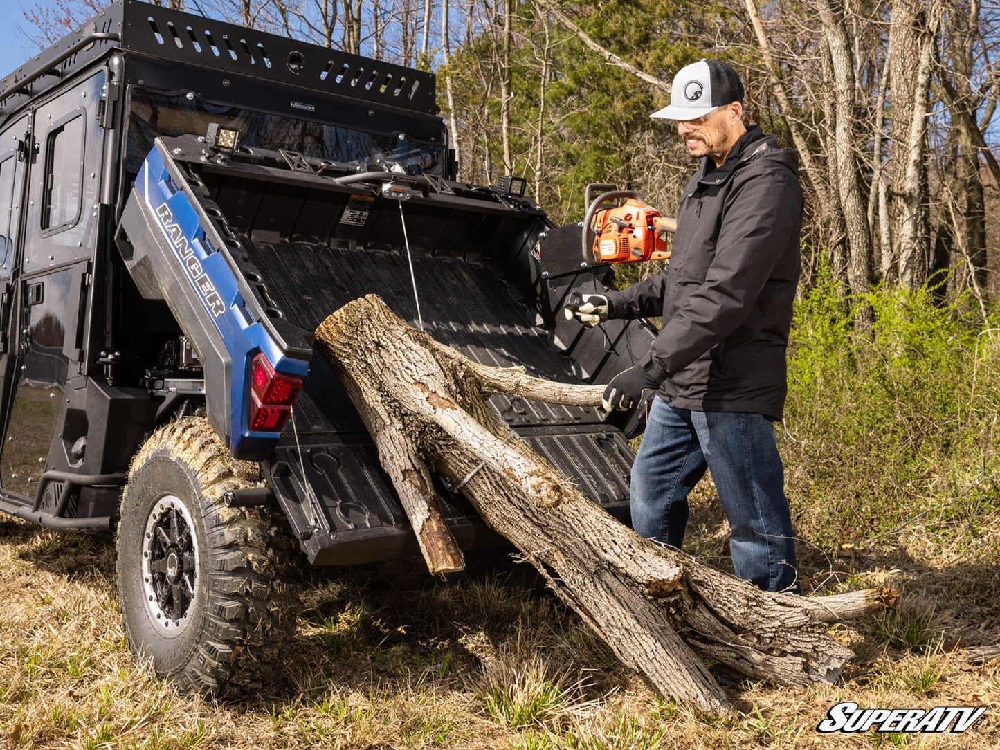 SuperATV Polaris Ranger XP 1000 Bed Winch