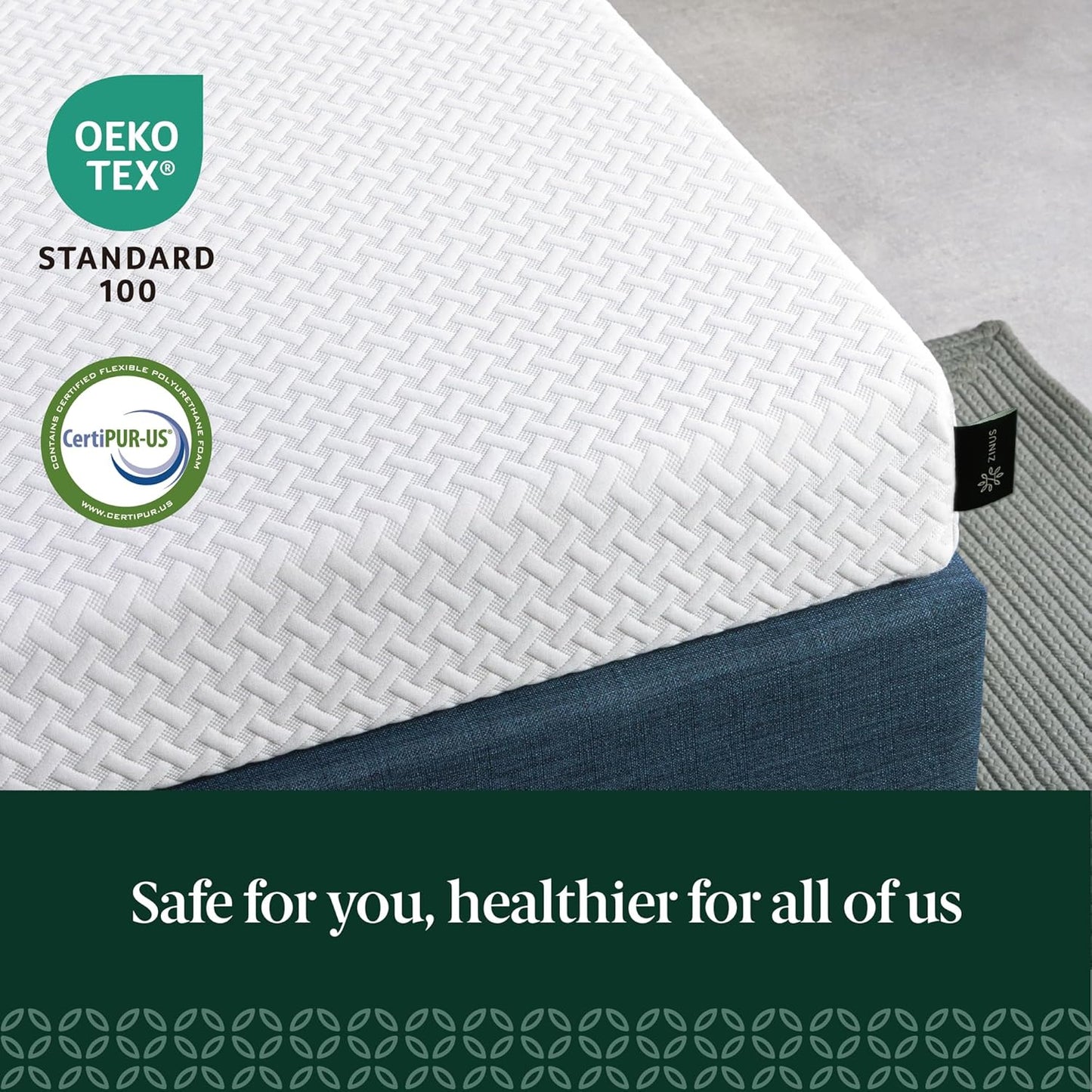 Zinus 6 Inch Full Memory Foam Mattress - Cooling Comfort, Fiberglass Free, Medium Feel, Safe Materials
