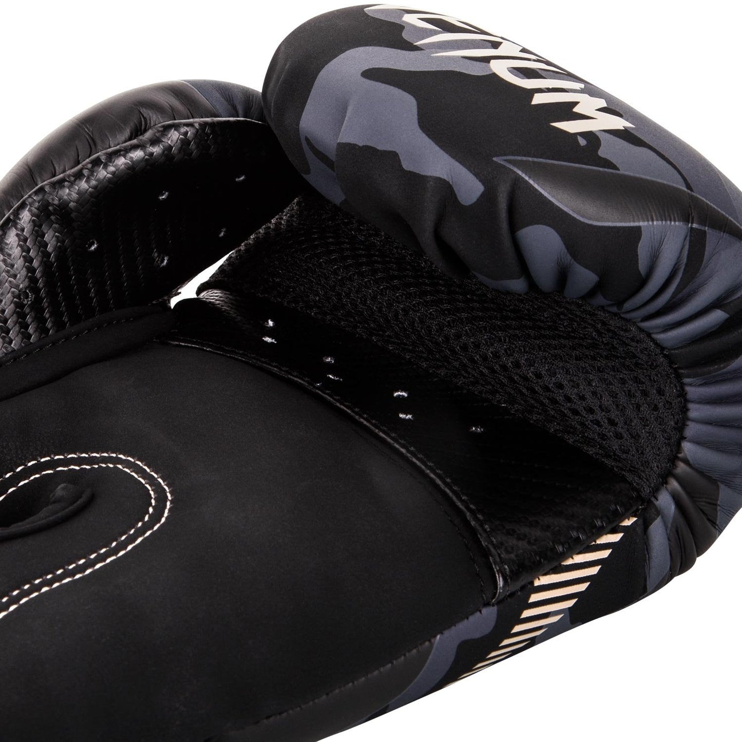 Venum Impact Boxing Gloves - Dark Camo/Sand - 16oz