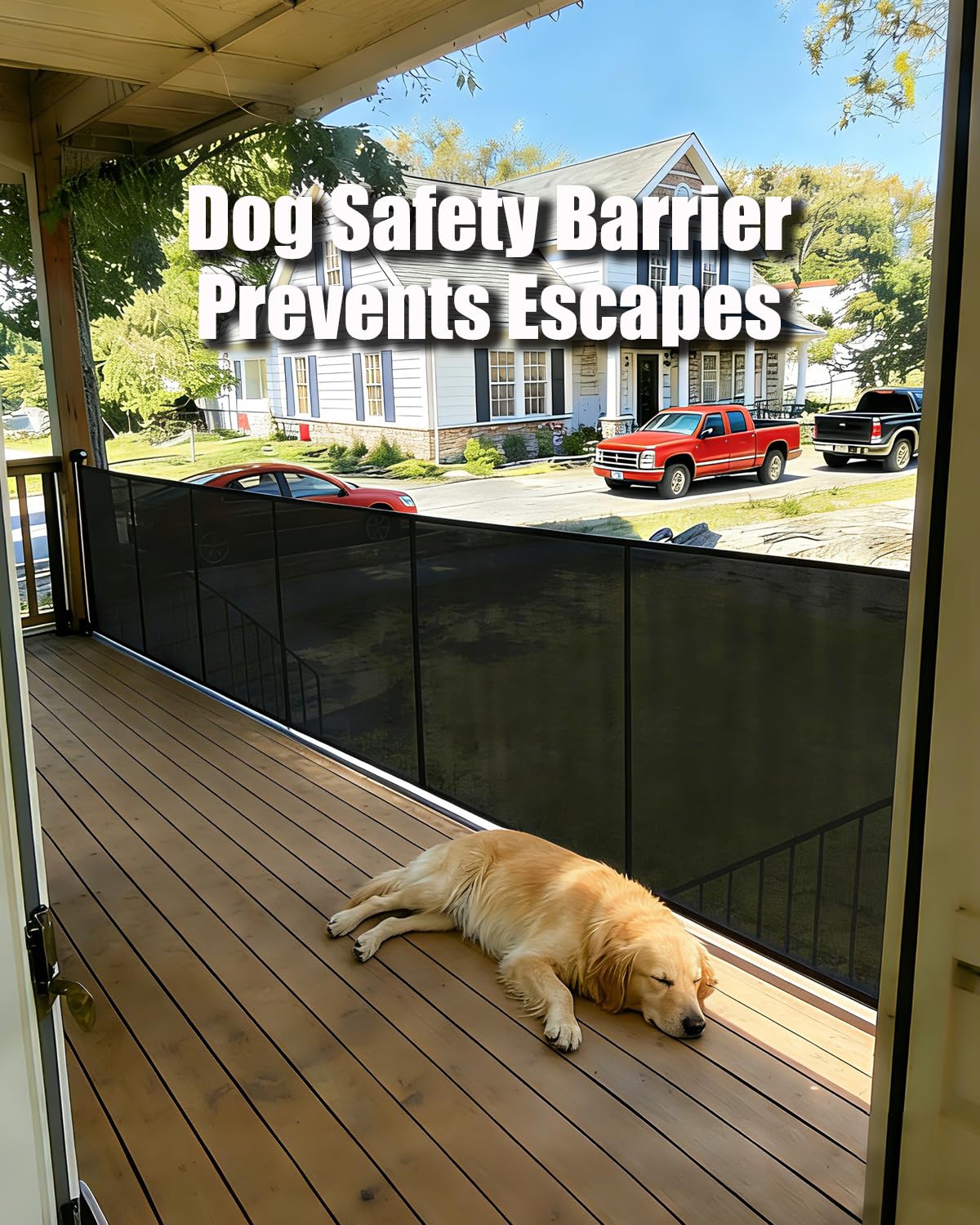 200" Retractable Baby Gates Extra Wide for Large Opening, 41" Extra Tall Retractable Dog Gate Pet Gates, Long Child Safety Mesh Gate with Fiberglass Rods for Stairs, Doorways, Hallways, Indoor/Outdoor