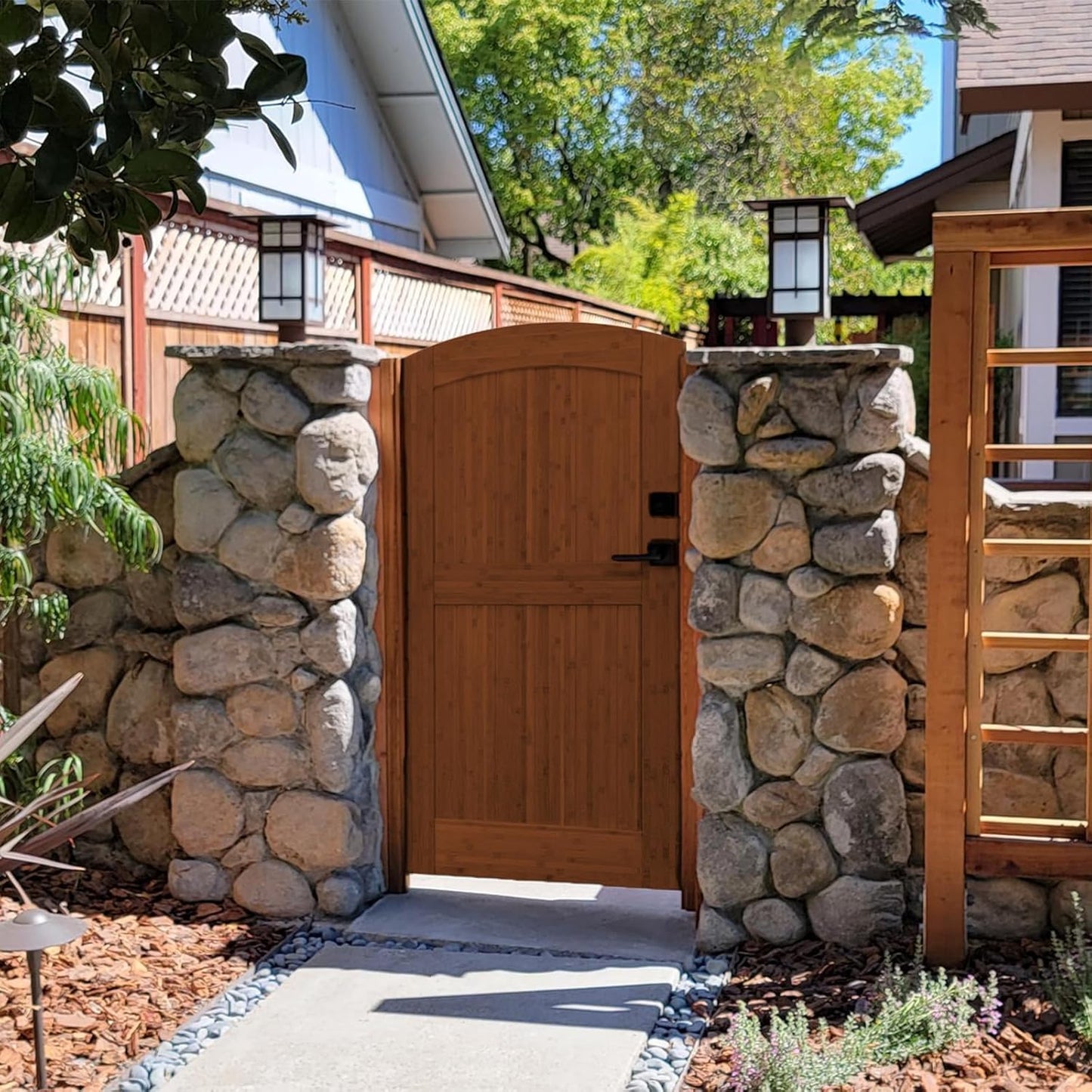 The Montevideo Deluxe, Unfinished, Bamboo Fence Gate (38")