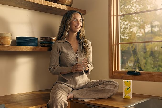 Organic Hydration Electrolyte Drink Mix, Certified Organic Hydration Powder, Non-GMO, Biochecked Glyphosate Free, Low Sugar, Lemonade Flavor, No Artificial Flavors,12 Stick Packs