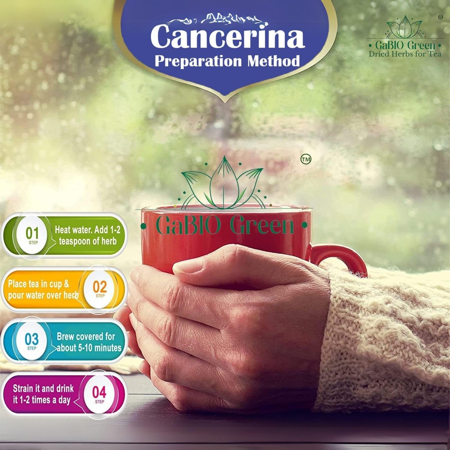 Cancerina Hierba Mexicana 8 oz -100% natural Cancerina Tea Herbs 8 oz, Calluna Vulgaris, Cancerina Herbs, Hierva mexicana, Anahuac Cancerian, Resealable Bag. Packing in USA (8 oz)