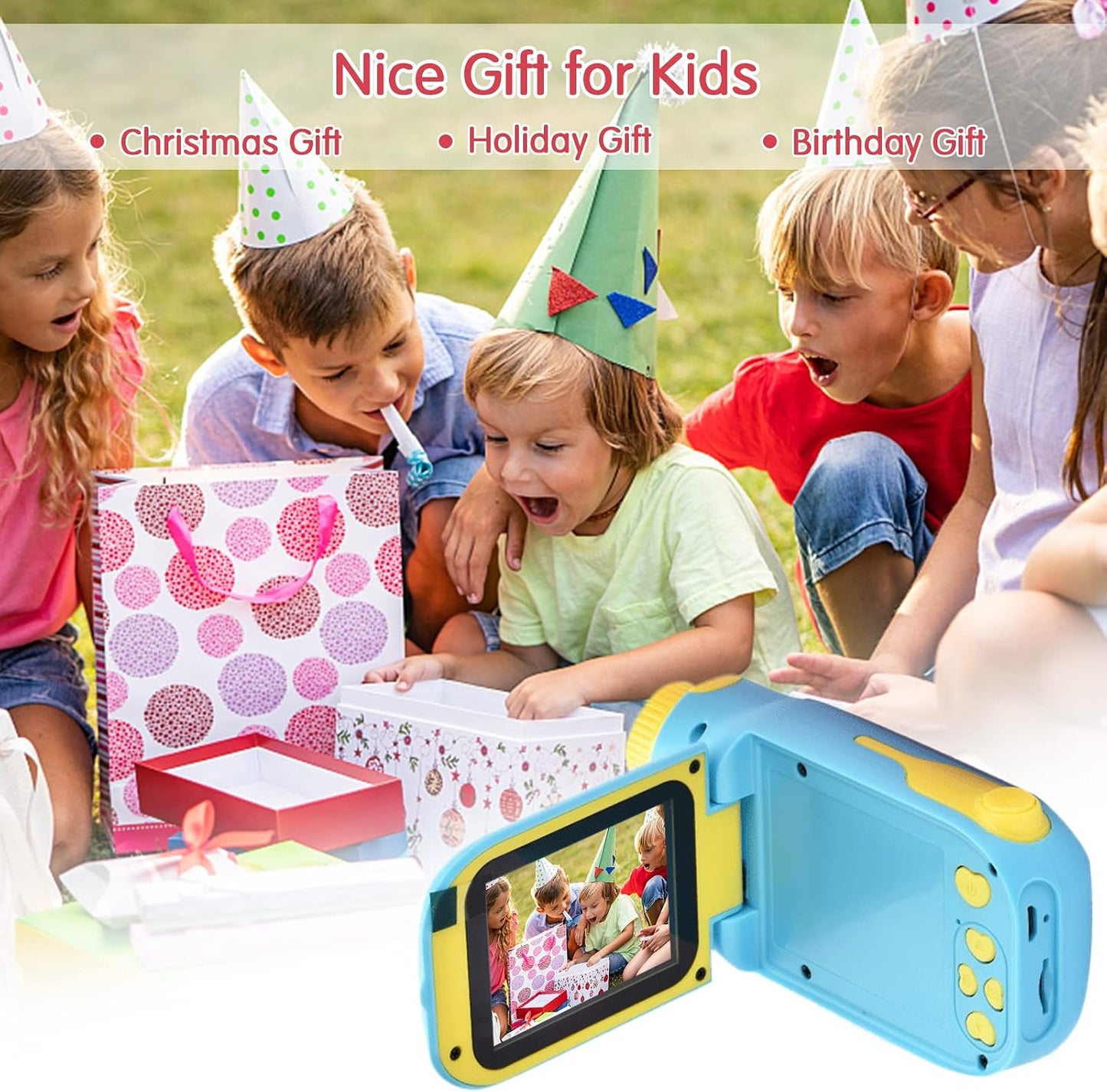 BORTT 1080P 20 2.4 Inch Kids Camcorder Mega Pixels High Resolution Kids Video Camcorder Portable Mini Digital Camera