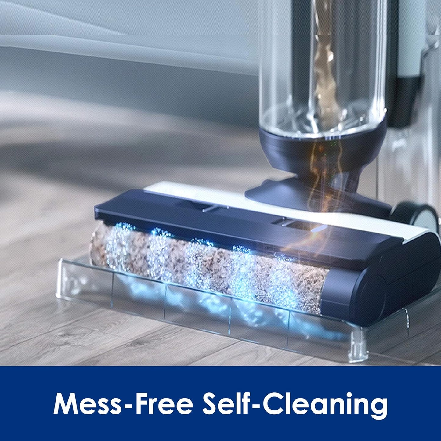 Tineco Floor ONE S5 Smart Cordless Wet Dry Vacuum Cleaner - Digital Display, Long Run Time, Blue