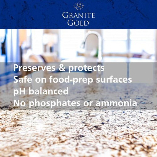 Granite Gold Daily Cleaner - Safe for Granite, Marble & Quartz Surfaces | 32 Ounces