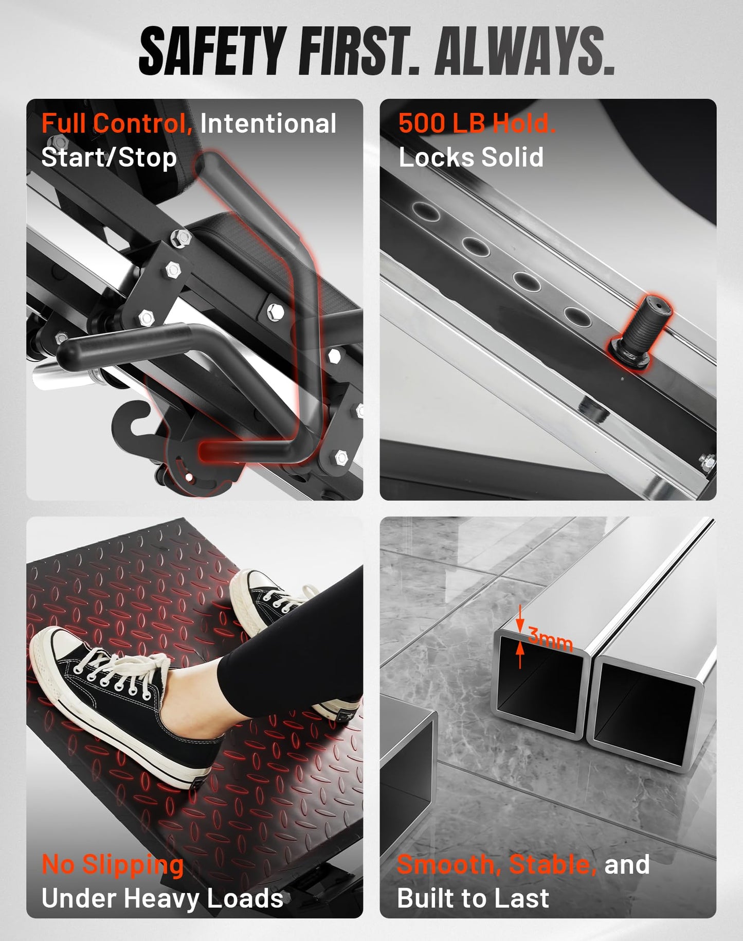 Mikolo Leg Press Hack Squat Machine, 30-Degree Compact Leg Press Machine for Home Gym, Hack Squat Machine with Removable Shoulder Pad, Lower Body Workout Equipment ( Combo Machine)