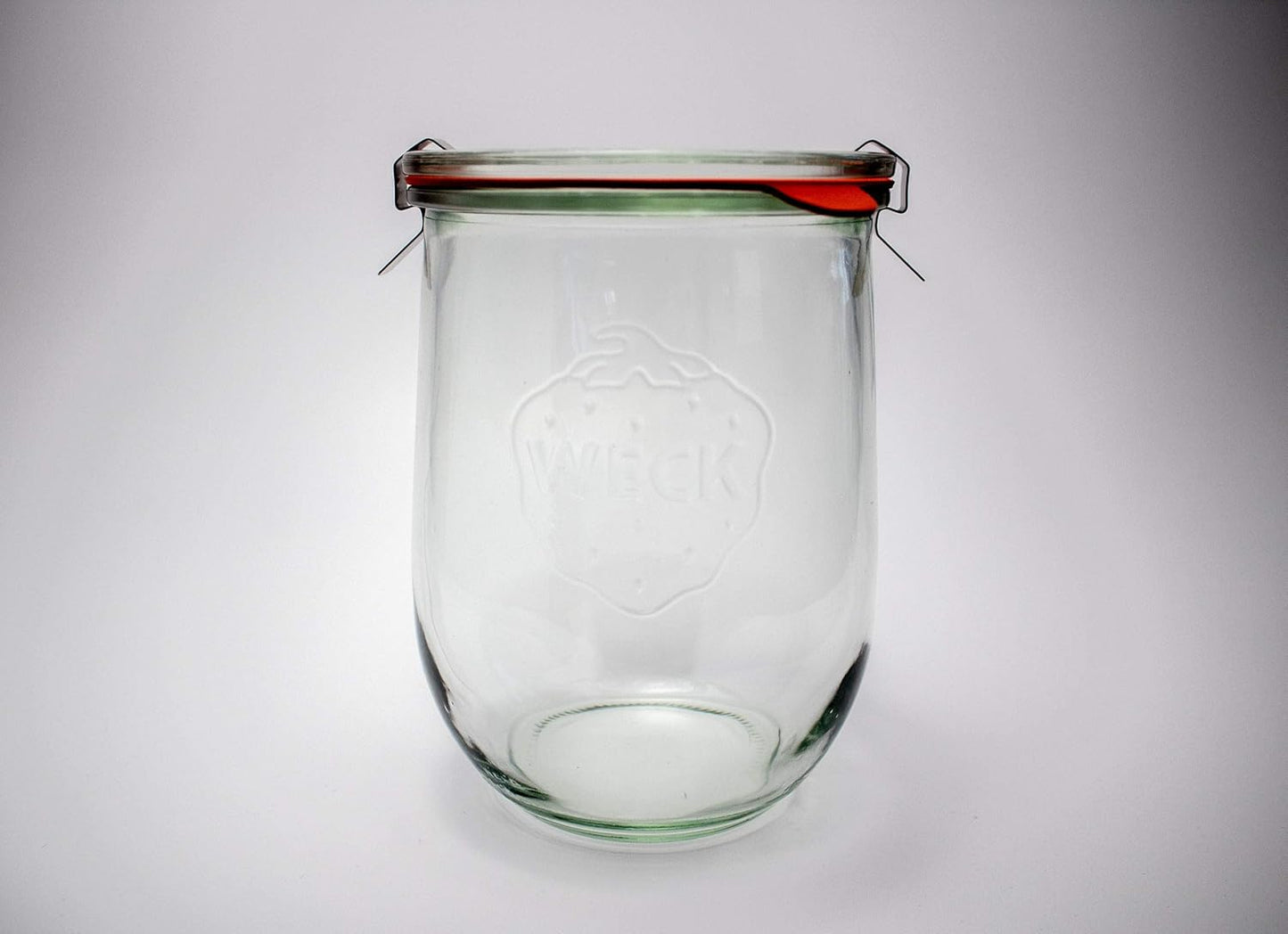 Weck Tulip Jars 1 Liter - Large Glass Sourdough Starter Jars with Wide Mouth & Fresh Covers | 2 Pack