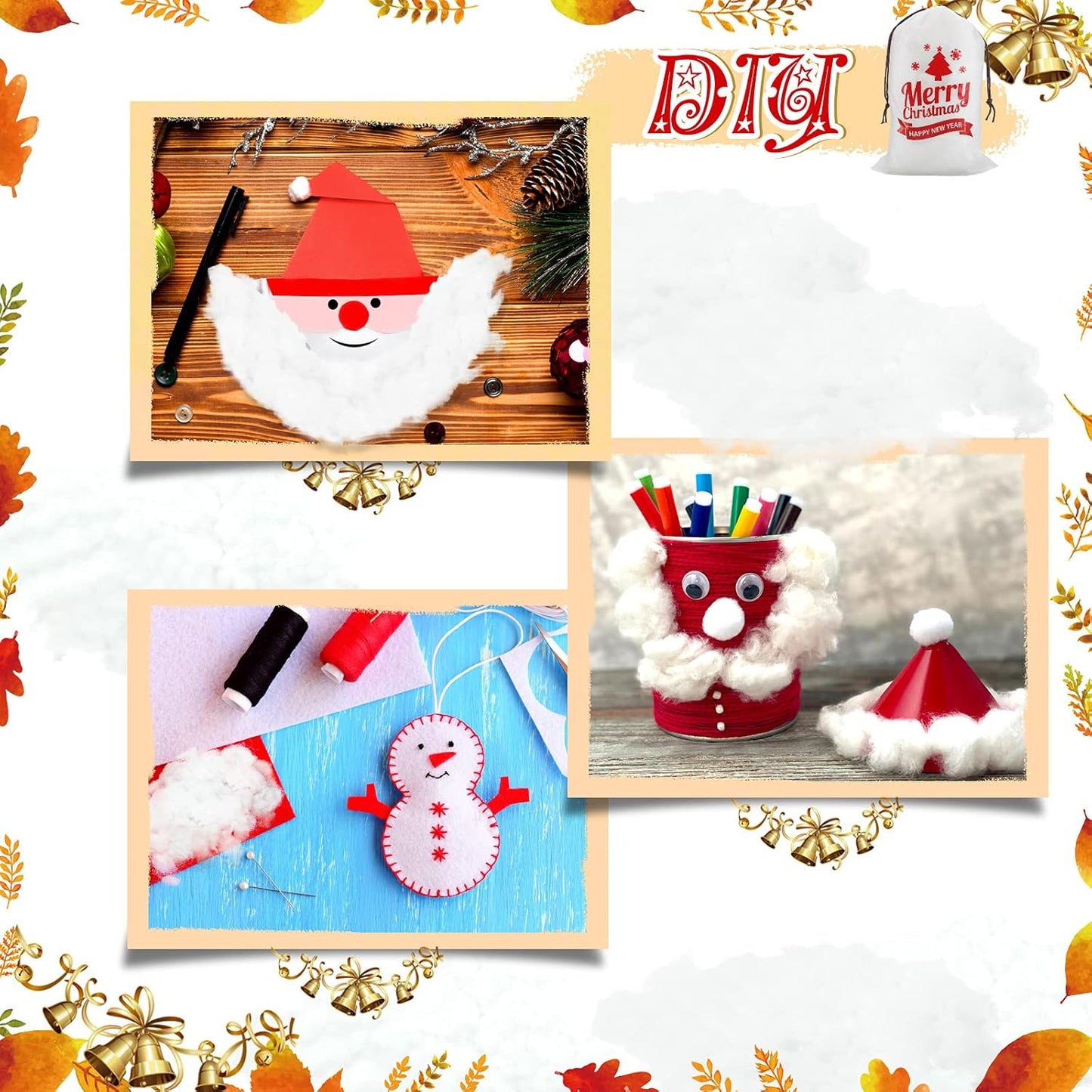 Shappy Christmas Fake Snow Decor - Fluffy Artificial Snow Blanket for Indoor Winter Decoration | 3 Bags