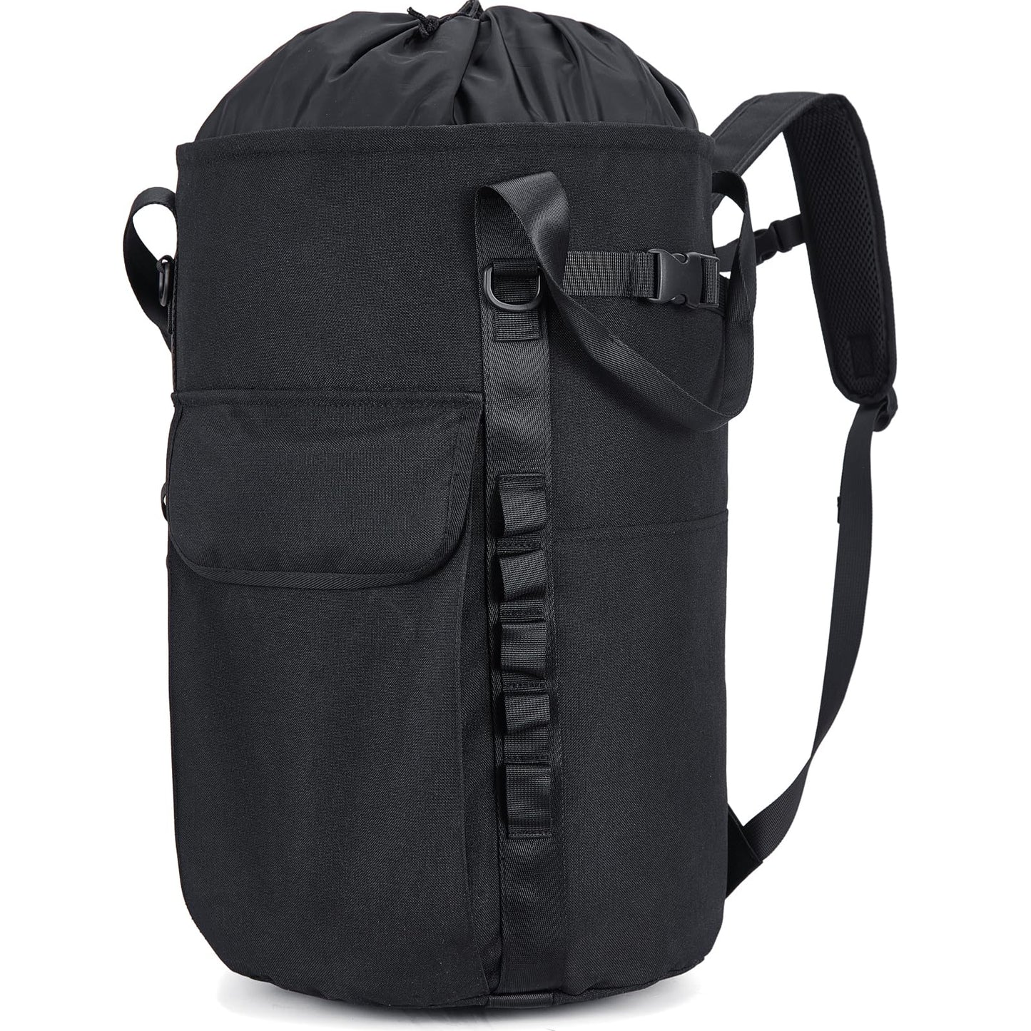 PAMLIAPY Arborist Rope Bag, 35L Tree Climbing Rope Bag, Arborist Equipment Bucket Backpack, Arborist Gear Carrier Bag with Side Pockets, Tough Rock Climbing Backpack, Rock and Tree Climbing Gear