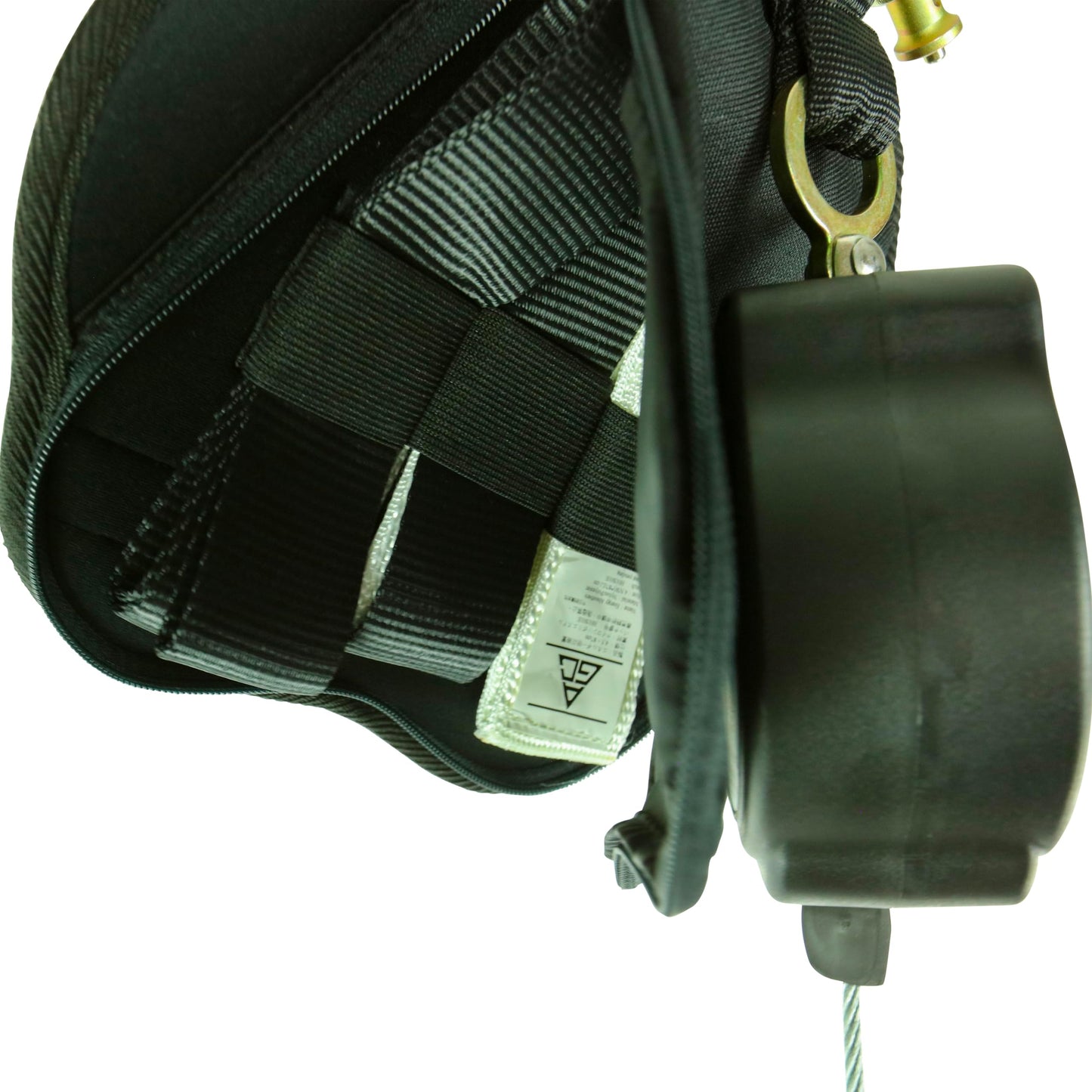 Malta Dynamics Edgehog Leading Edge 10 ft. Self-Retracting Lifeline (SRL) with Snap Hook | Galvanized Steel Cable Lifeline | ANSI Z359.14-2021 | 310 lb. Capacity (Dual Leading Edge 10' W/Rebar Hook)