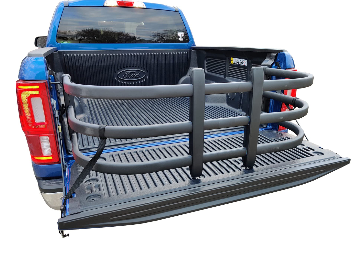 X-Terrain Truck Bed Extender for Ford Ranger, Maverick, Chevy Colorado, GMC Canyon, Nissan Frontier Pickup Trucks, 24" Bed Extension
