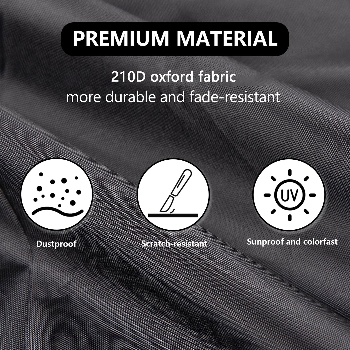 Treadmill Cover Waterproof Outdoor,46X38X66In,Gym Exercise Fitness Foldable Equipment Home Sunscreen Protective Accessories Storage Multifunctional Covers (Black, 46X38X66In)
