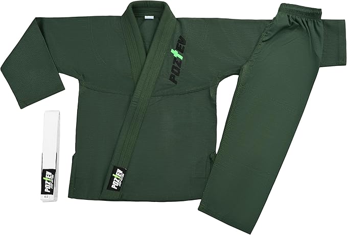 Kids Brazilian Jiu Jitsu Gi For Kids BJJ Gi Youth Grappling Kimonos Preshrunk Lightweight Martial Arts Uniform