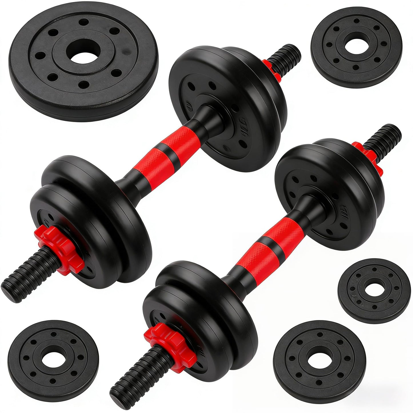 2pcs Dumbbell Bars Durable Dumbbell Handle Dumbbell Bars Barbell Handle for Training Sport Workout Gym