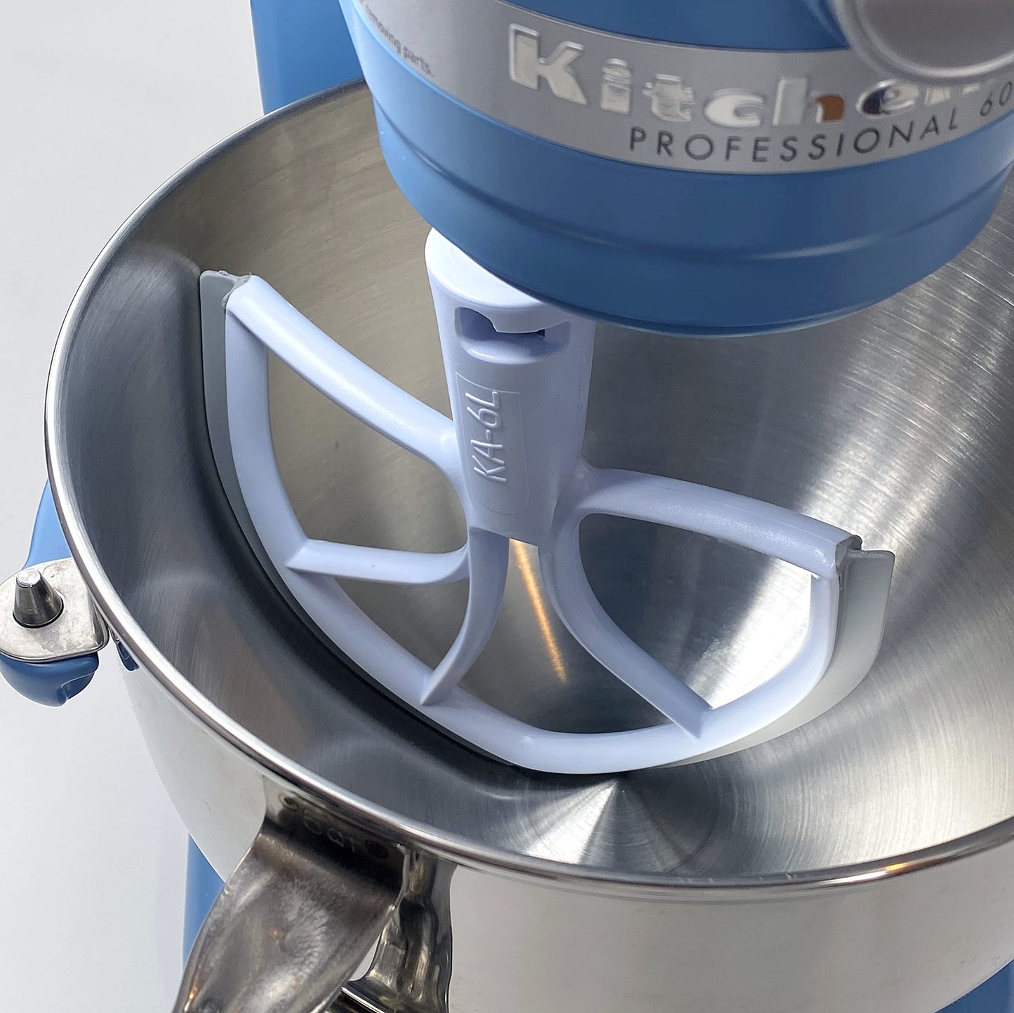 New Metro Design KA-6LAQ Plastic Beater Blade, works w/most KitchenAid 6 and 7 Qt Bowl-Lift Stand Mixers, Aqua