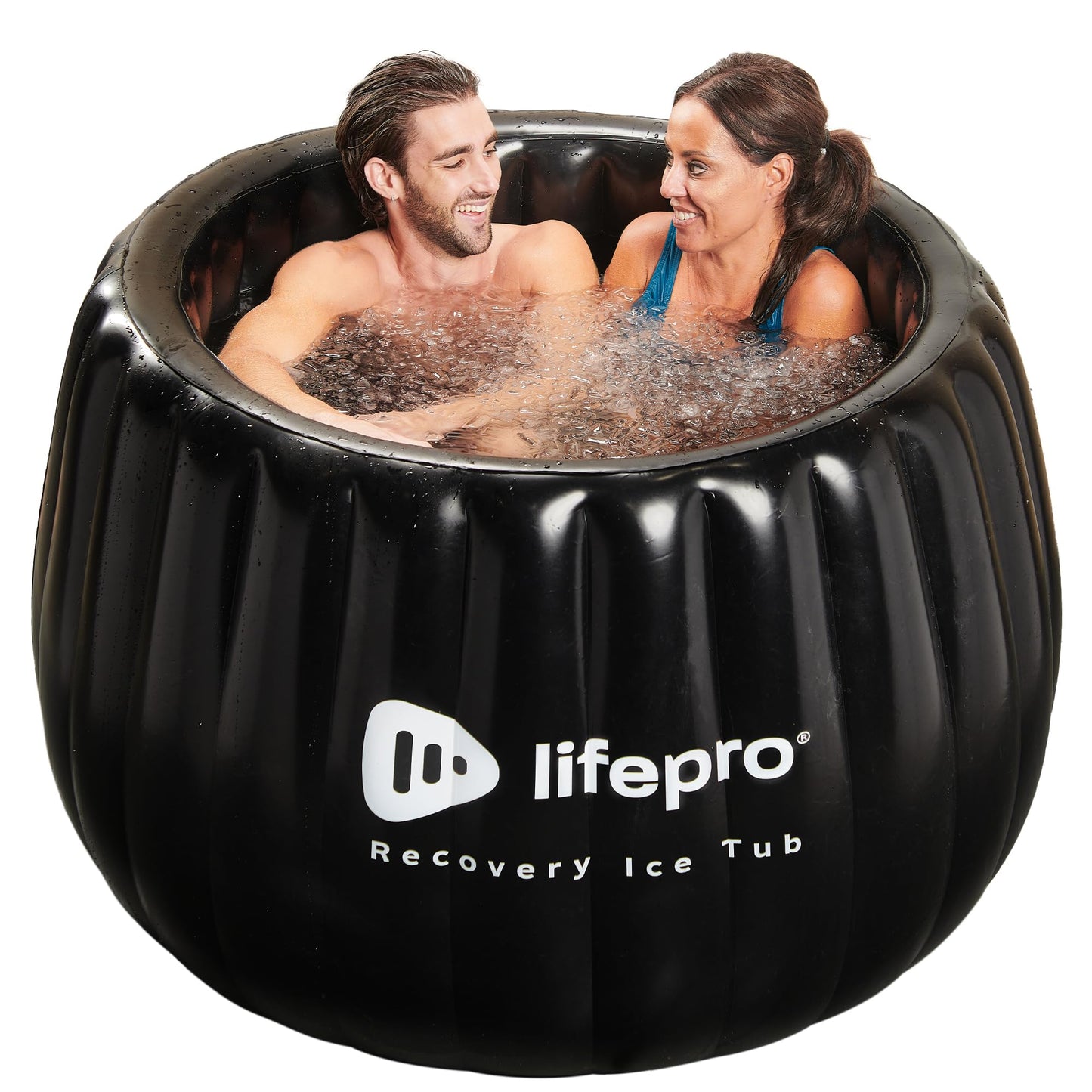 Lifepro 2-Person Portable Ice Bath Tub for Athletes XL - Self-Inflatable Ice Bath Tub for Adults- Foldable Ice Pod Cold Plunge Tub for Outdoor Ice Bath - Durable Ice Plunge Tub for Ice Baths at Home