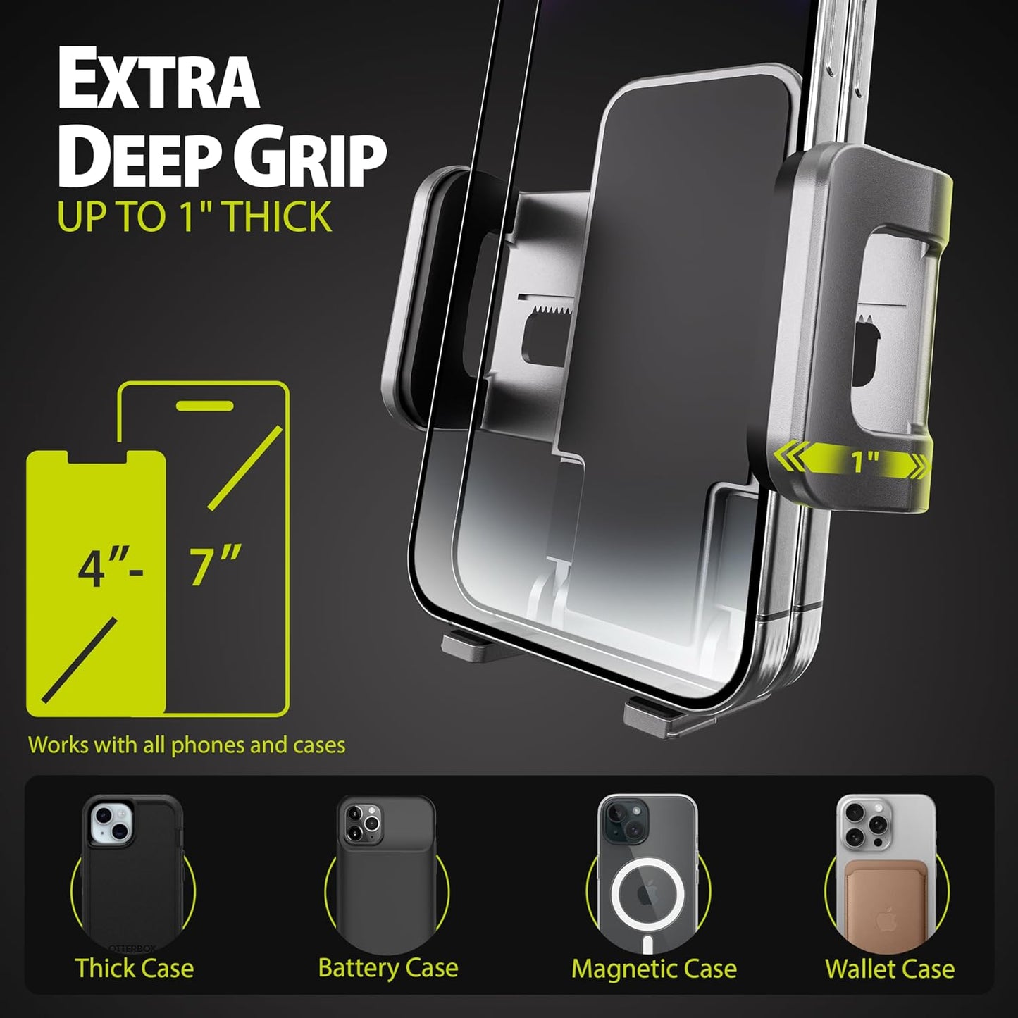 Bracketron Versatile TripGrip Car Phone Mount