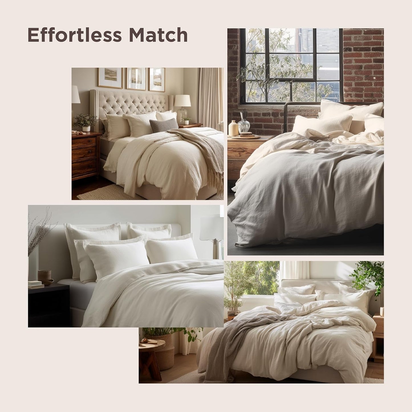 Bedsure Grey Duvet Cover Set - Extra Soft King Size Bedding | 3 Pieces with Zipper Closure, 104x90 Inches