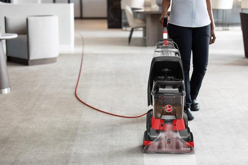 Hoover Commercial PowerScrub XL Carpet Cleaner - Powerful Deep Cleaning Machine with Heated Drying | Black