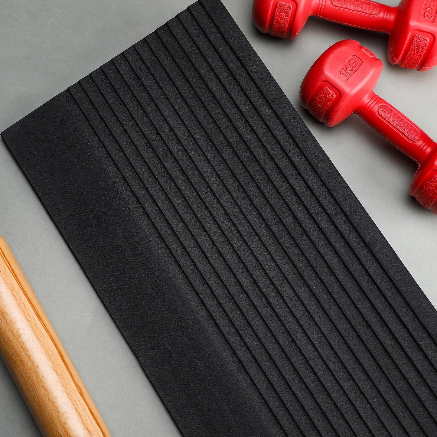 Pangda Squat Wedge Block Slant Board Incline Board 25.4 x 9.3 x 2.6 Inch Deadlift Platform Squat Stand Heel Wedge for Exercise Equipment for Weightlifting Stretching Training Fitness Exercise