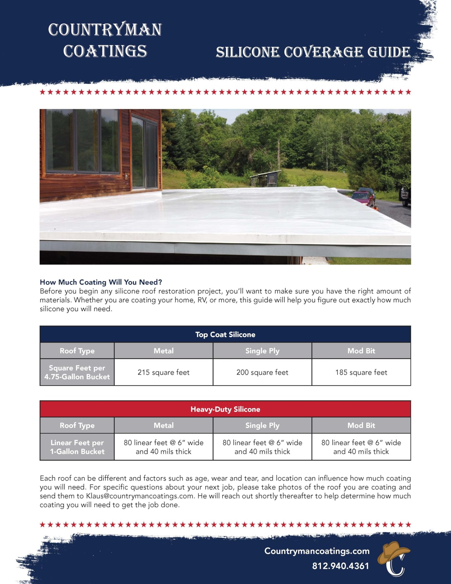 100% Silicone Roof Coating for RVs, Campers & Flat Roofs - Waterproof Seal for Leaks, Cracks & Seams - Ponding Water Resistant - 4.75 Gallon White