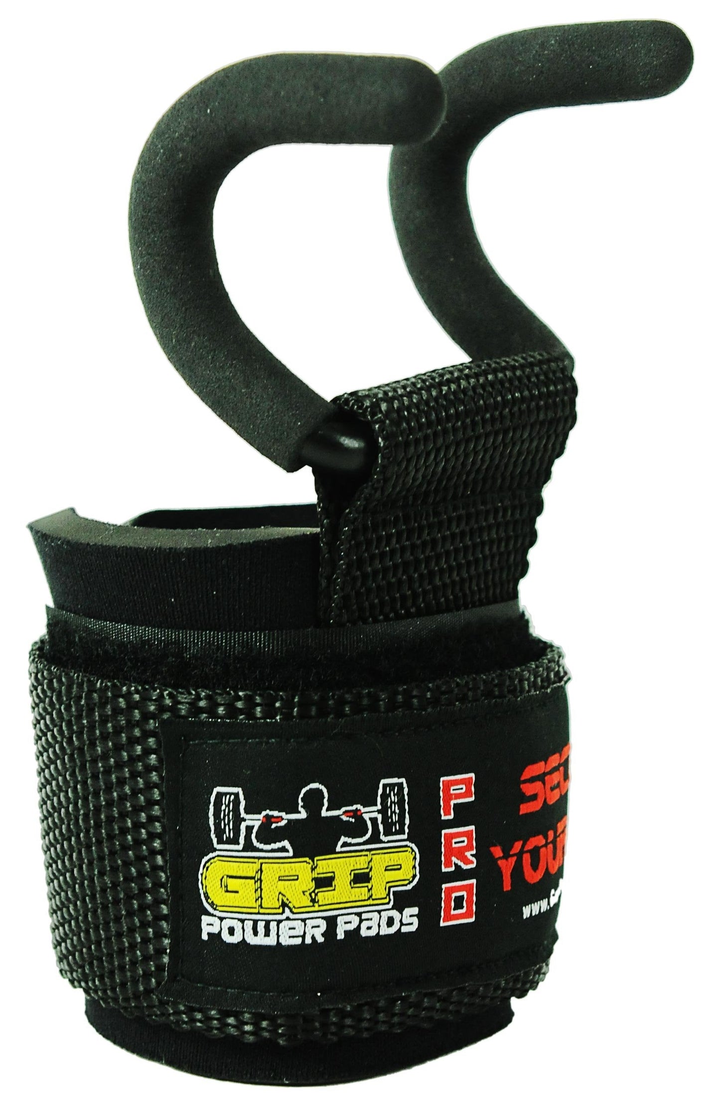 Weight Lifting Hooks with Wrist Wraps, Heavy-Duty Power Grips for Training, Deadlifts & Pull-Ups, Gym Strength Lifting Straps (Set of 2)