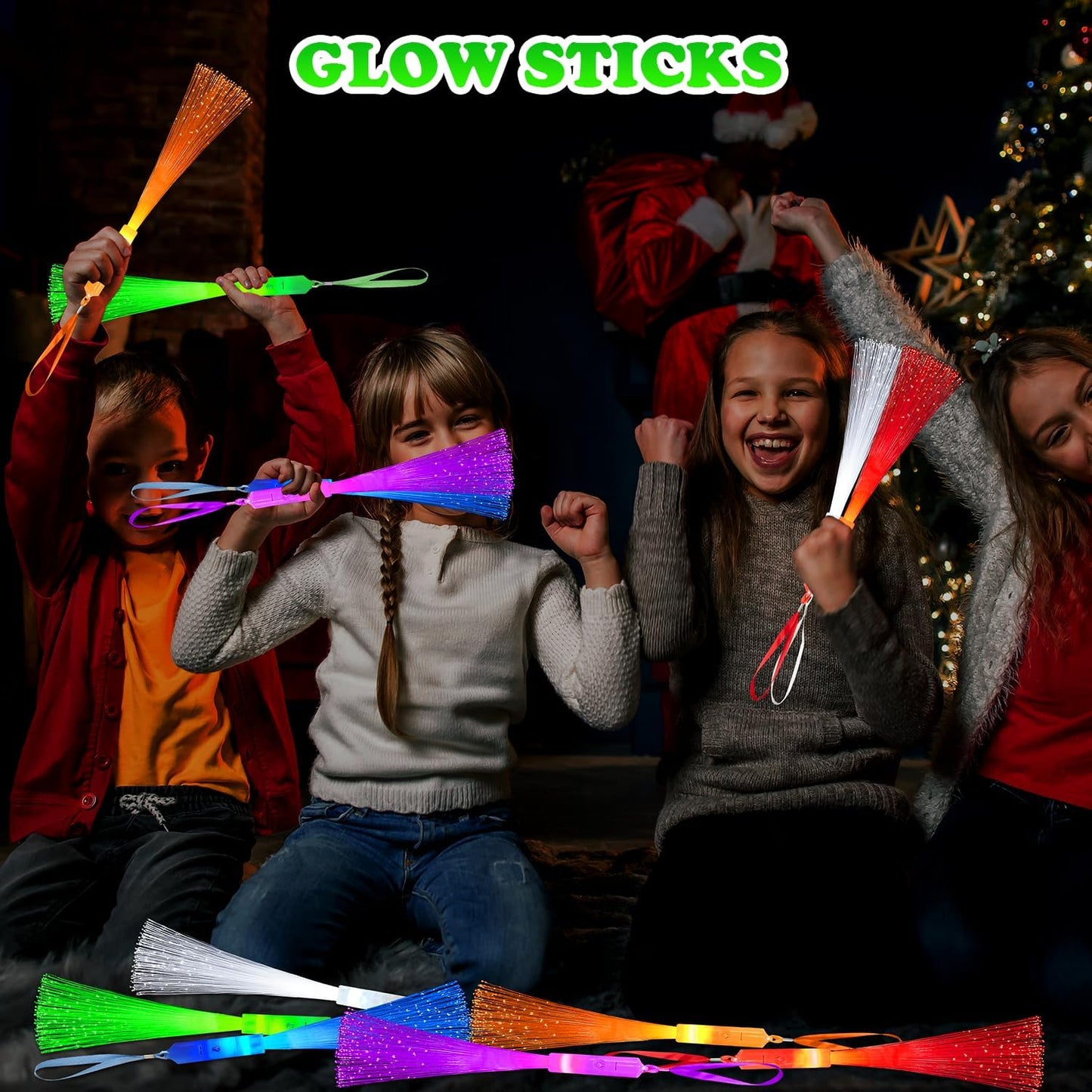 Skiennix Glow Sticks - 6 Pack Neon Party Favors for Kids | Light Up Camping & Birthday Essentials