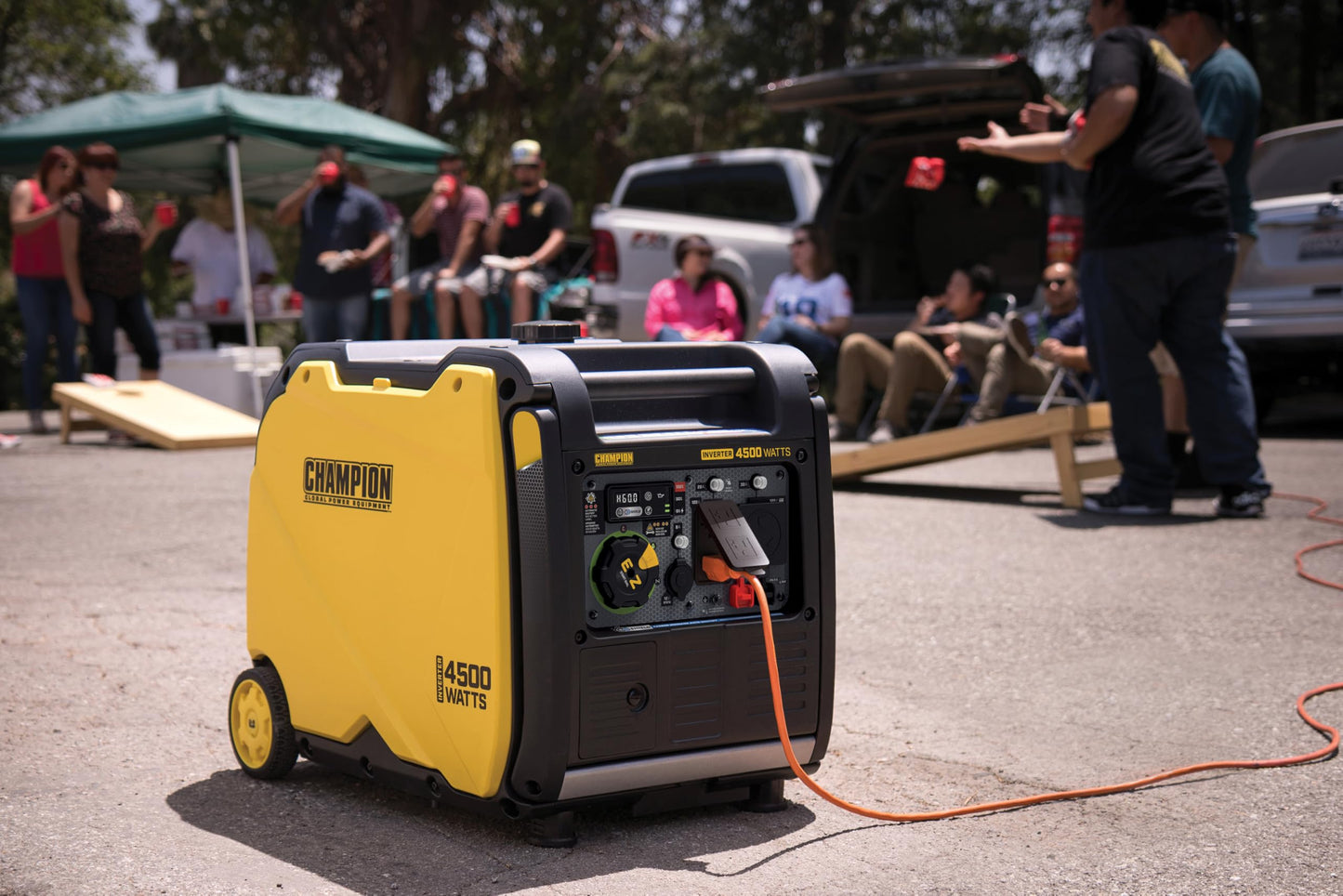 Champion Power Equipment 4500-Watt RV Ready Portable Inverter Generator with Quiet Technology and Free 3-Year Warranty