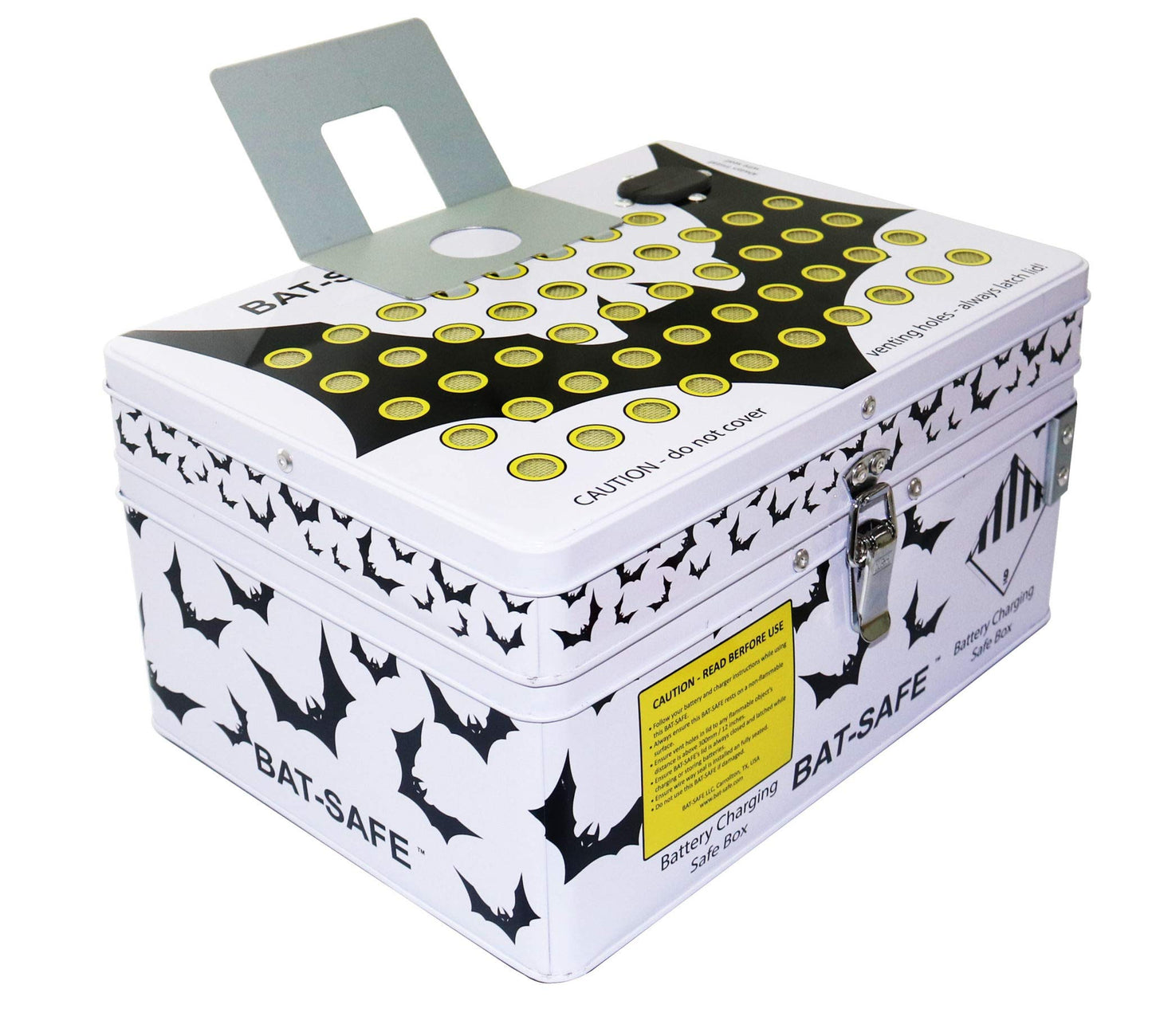 Bat-safe Lipo-Lithium Battery Charging Safe Box