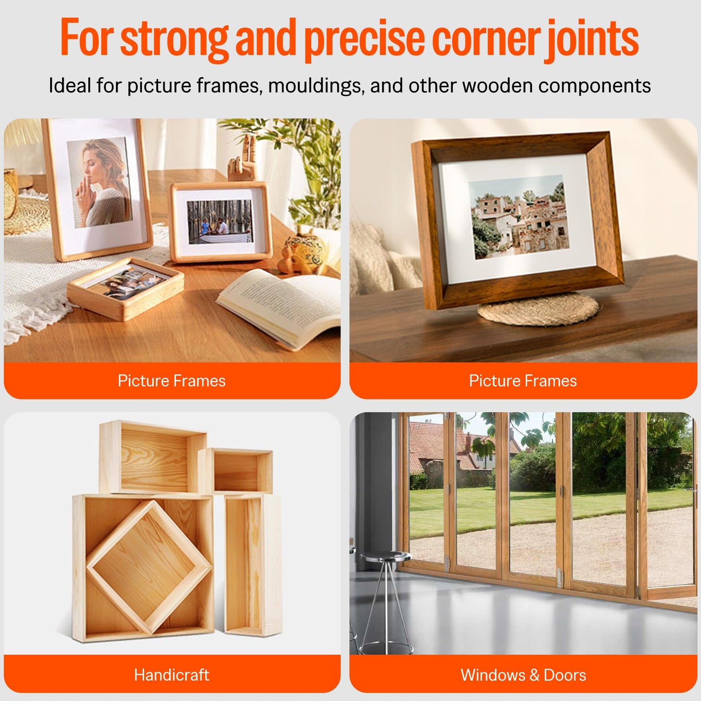 meite V-Nailer Series V1015B Picture Frame Joiner or Picture Frame Nailer (Size 9/32-Inch to 19/32-Inch)