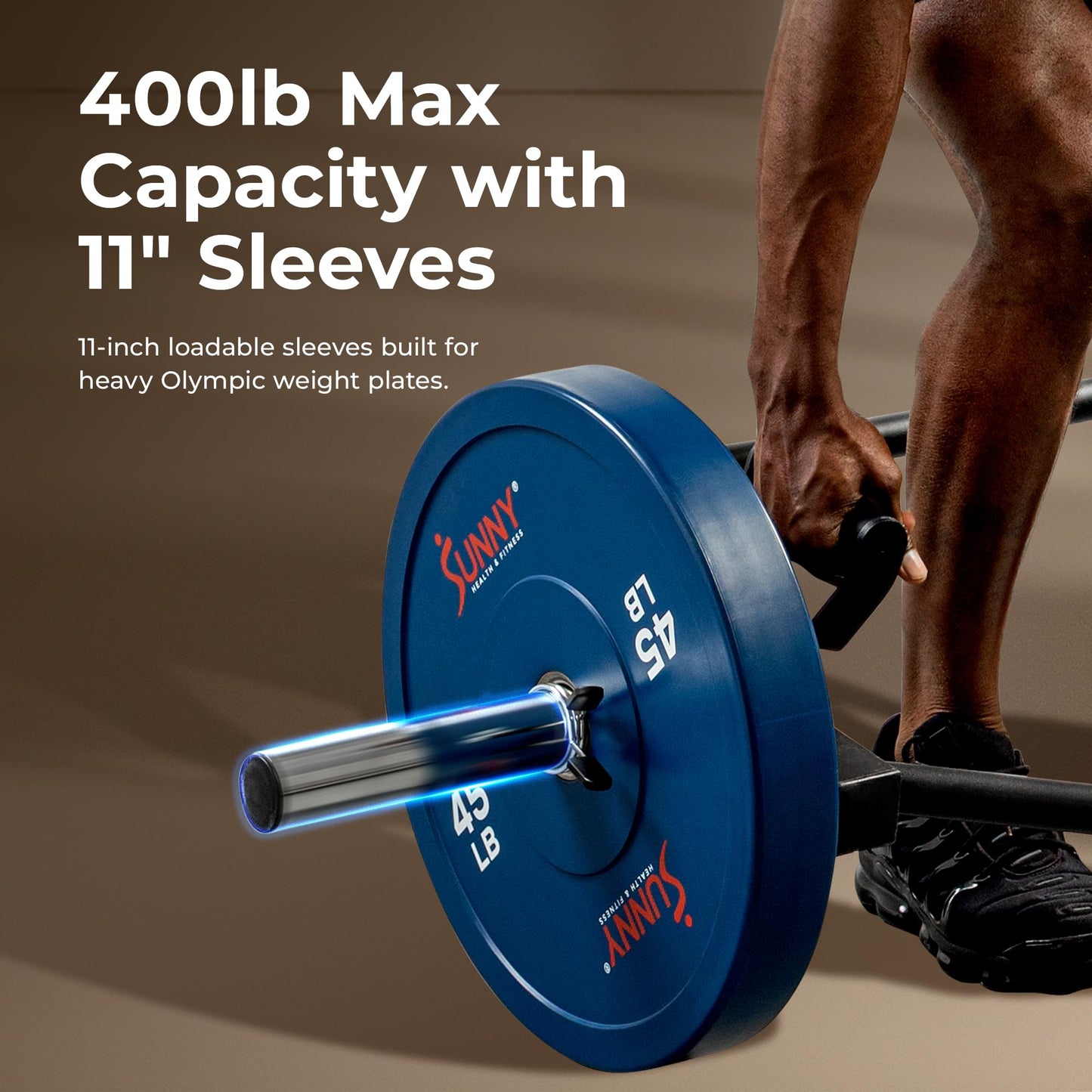 Sunny Health & Fitness Olympic Hex Barbell Trap Bar - OB-TRAP