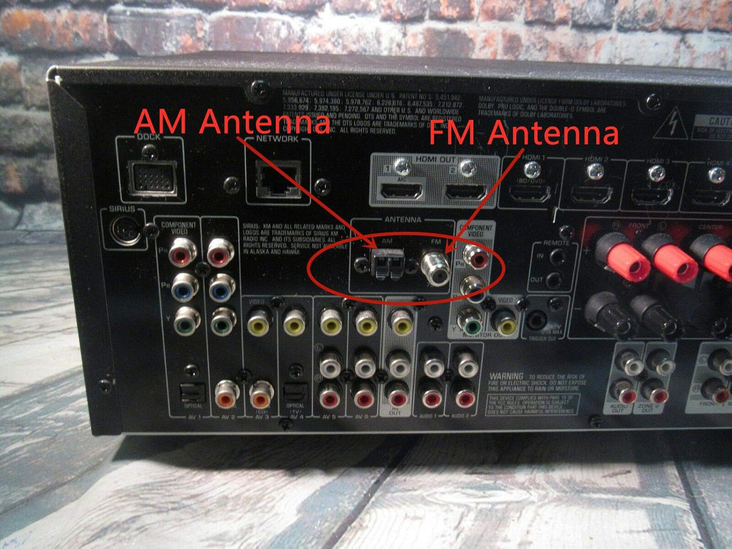 Ancable 75 Stereo Indoor Ohm Adapter for Yamaha Onkyo etc Table Top Home Hi Fi Sound Stereo Receiver