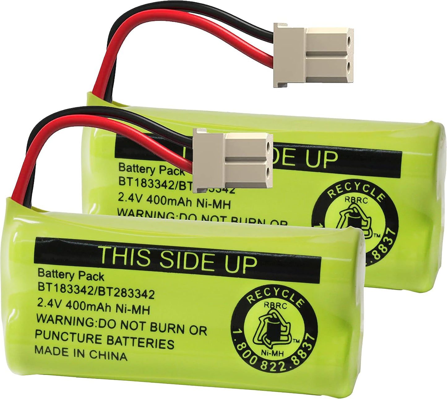 Cerepros 2-Pack BT183342 BT283342 Packs Battery for VTech Cordless Phone