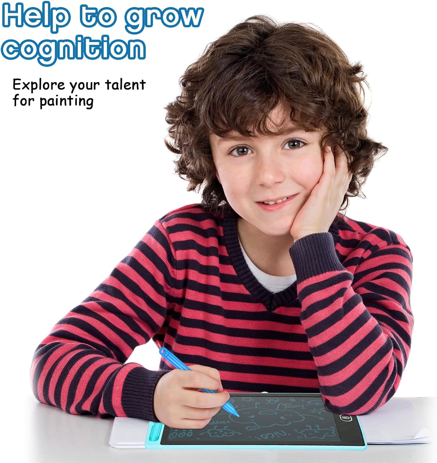 Chinco 6 Pad,3 Pcs LCD Writing Tablet Pen Replacement for Kids Drawing Tablet Doodle Board Kids Stylus Pen for Drawing