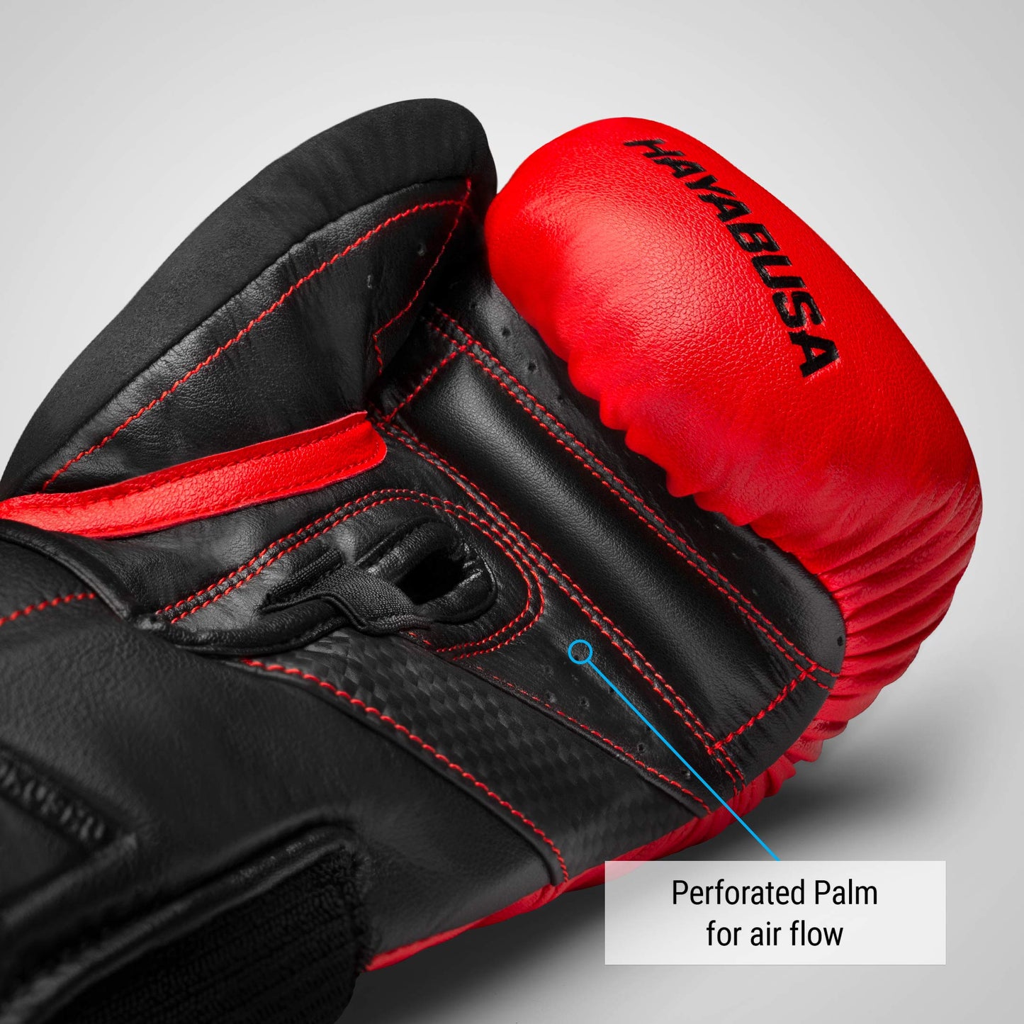 Hayabusa T3 Boxing Gloves for Men and Women Wrist and Knuckle Protection, Dual-X Hook and Loop Closure, Splinted Wrist Support, 5 Layer Foam Knuckle Padding - Red/Black, 18 oz