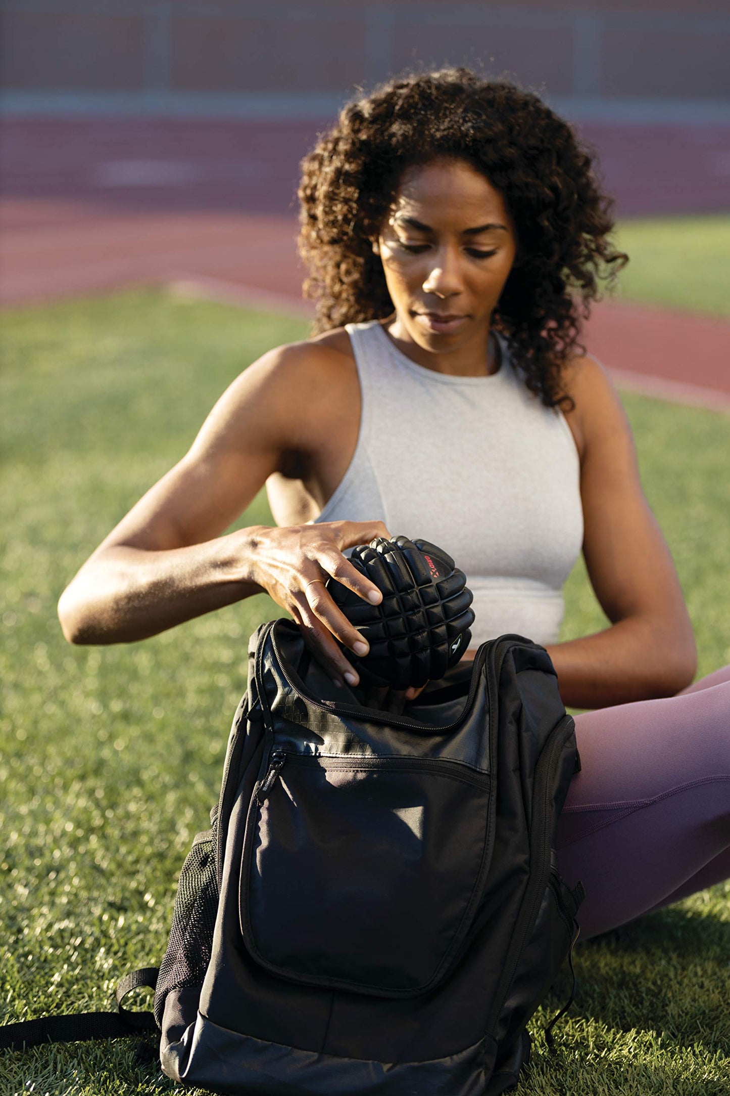 TRIGGERPOINT Performance Grid X Massage Ball for Deep Tissue Massage and Exercise Recovery, Black