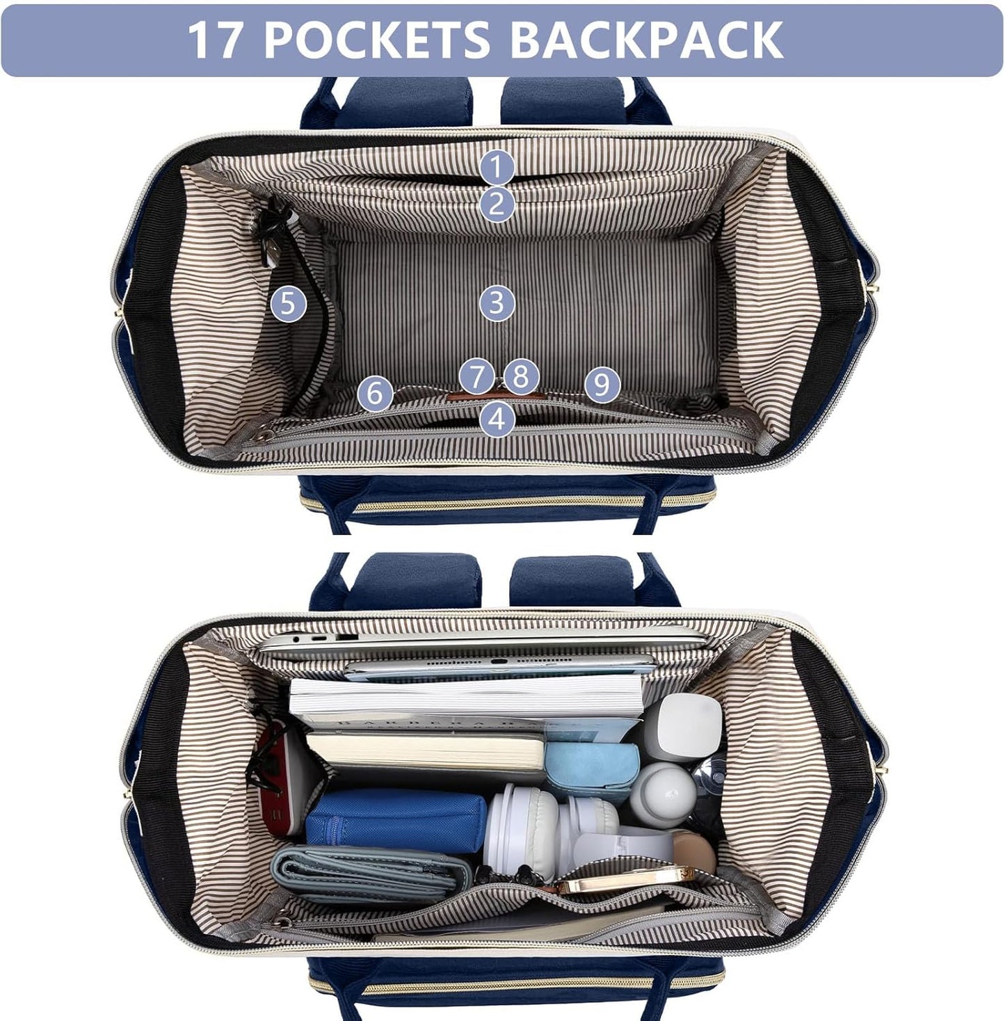 Backpack 15.6 Inch BackPacks Pack Daypack Focdod Laptop for Womem Work Bags: Travel Durable Back With USB Charging Port